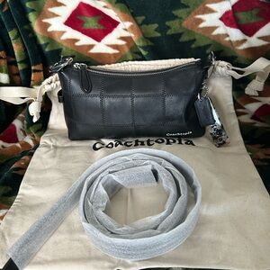 Coach Black Leather Crossbody Bag